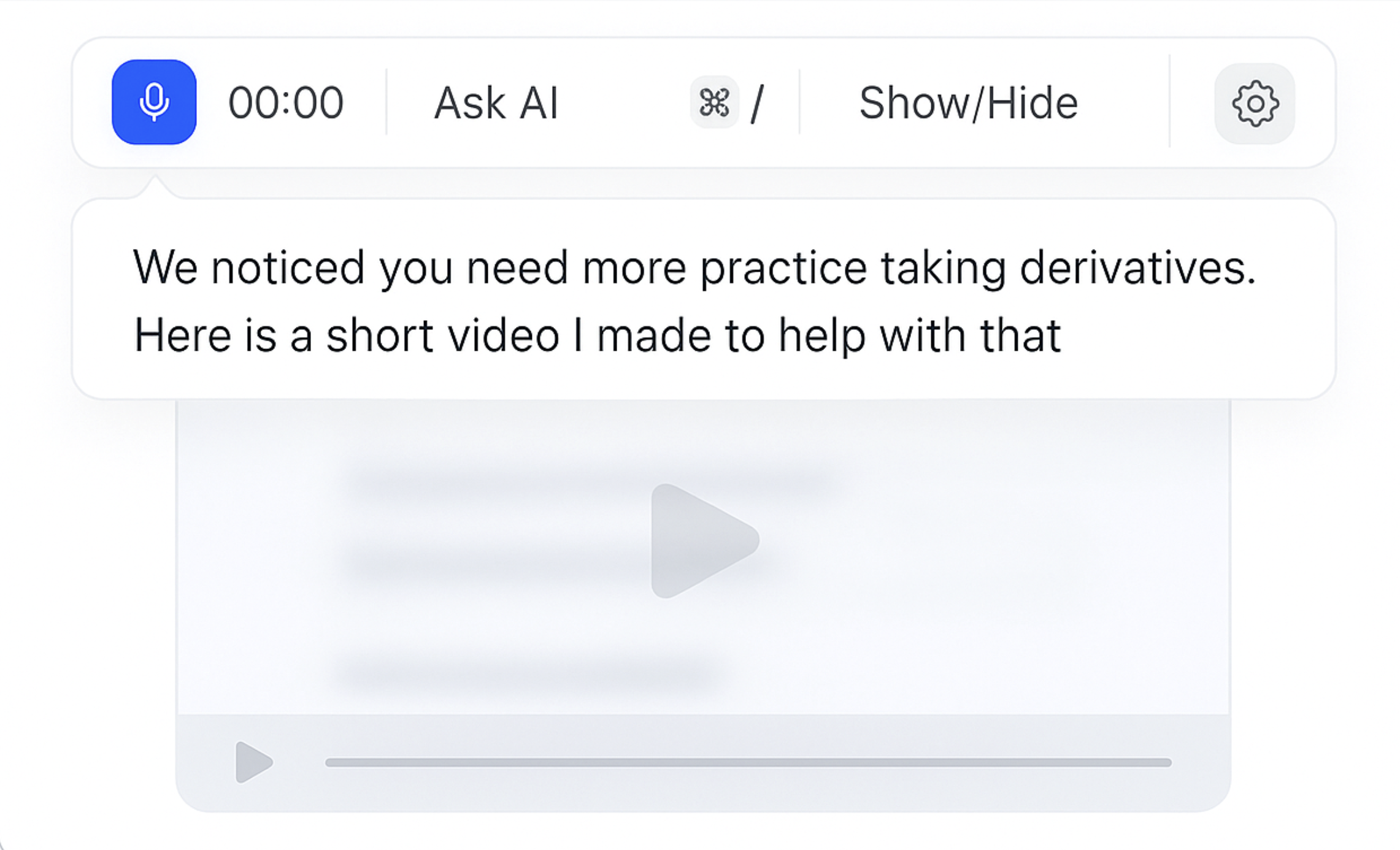 Generate Video Lectures